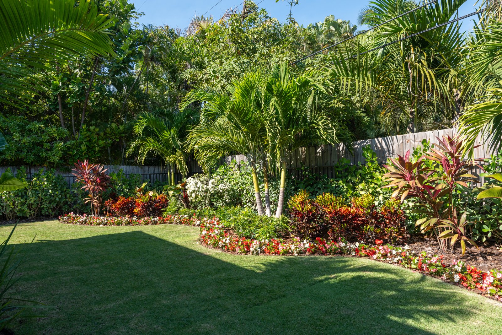 Healthy turf and plantings supported by a custom fertilization program
